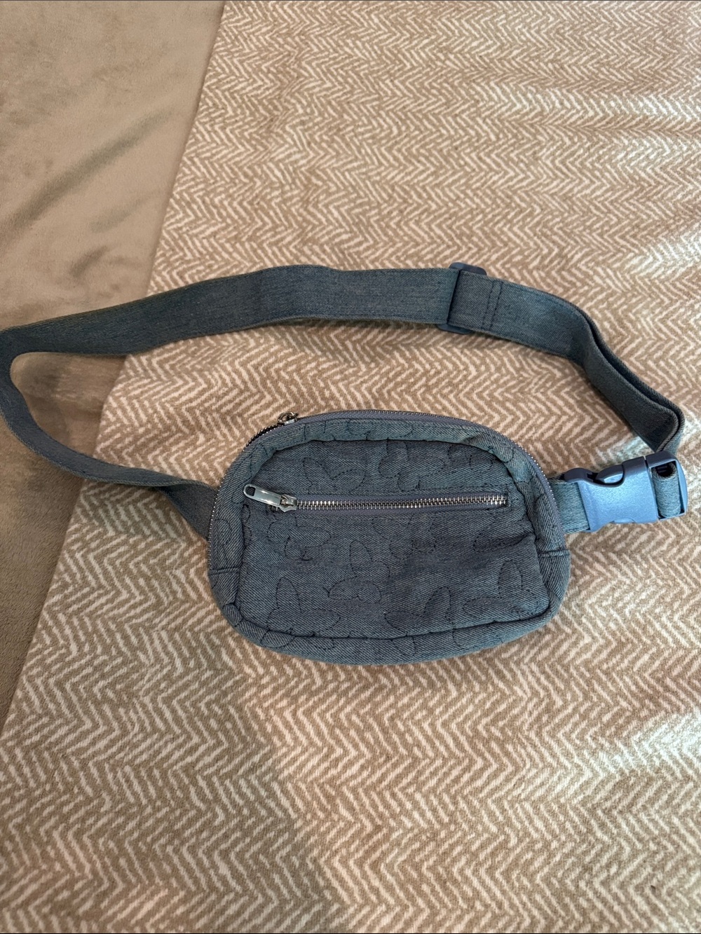 Butterfly Quilted Fanny Pack
